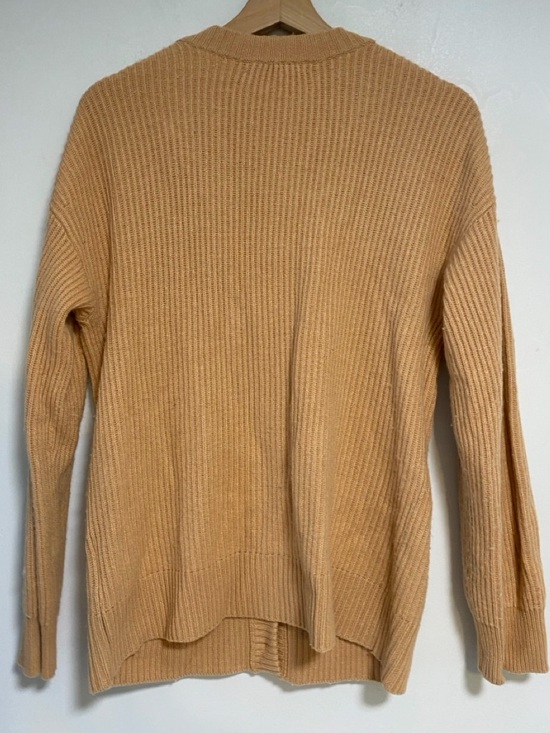 Jonathan Simkhai Ribbed Knit Cardigan Sweater Camel Tan Size XS - Picture 8 of 10